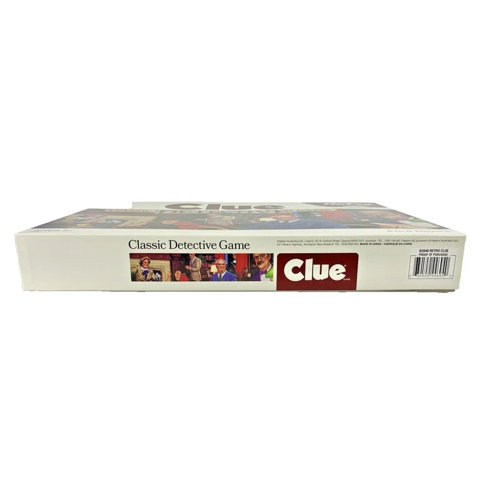 Hasbro CLUE Classic Detective Game Retro Series 1986 Edition Board Game Complete - Picture 12 of 13